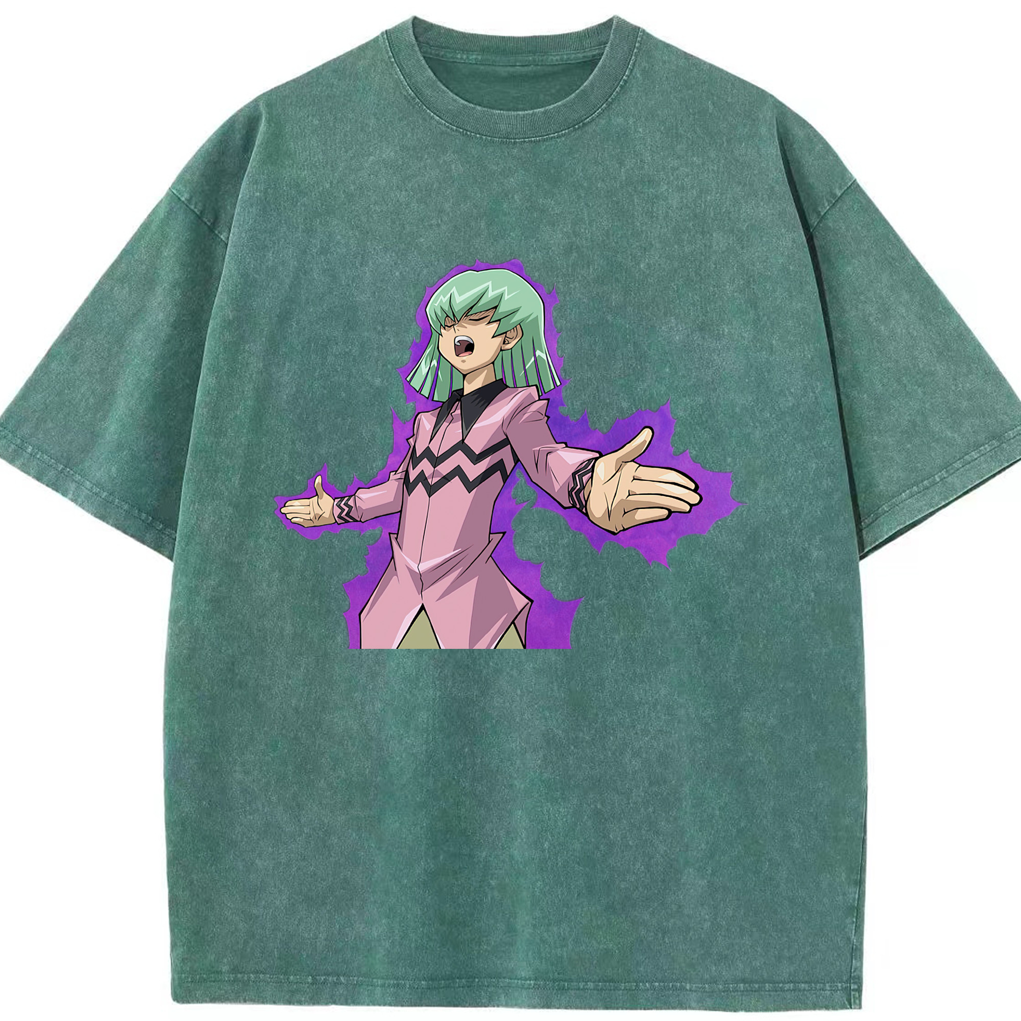 （画像用） 遊☆戯☆王 Yu-Gi-Oh! 綿100% ヴィンテージ風 半袖Tシャツ（フロントプリント）